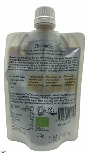 Clearspring Umami Paste with Ginger 150 g, 1 x 150g (Pack 1)