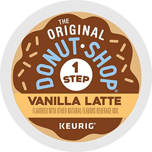 The Original Donut Shop The Original Donut Shop Vanilla Latte, Single Serve Coffee K-Cup Pod, Flavored Coffee, 60 Count (6 Packs of 10)