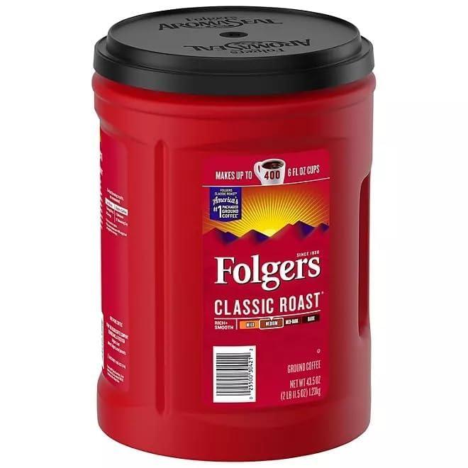 Generic Folger Classic Roast Ground Coffee (43.5 oz.) - 1 Pack