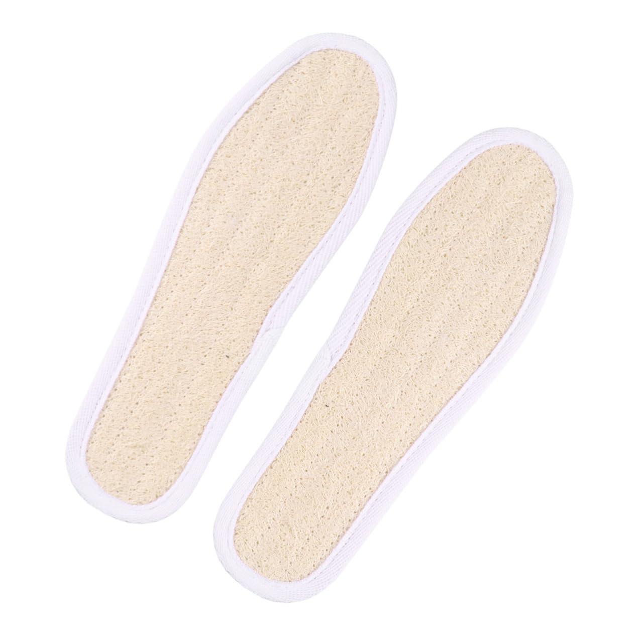 NOLITOY NOLITOY 2 Pairs Insole Sports Shoe Pad Boot Feet Shoe Inserts Plantar Sports Shoes Loofah Inserts Breathable Shoe Cutable Foot Inserts Loofah Shoe Pad Cushion Soles Sole of Foot