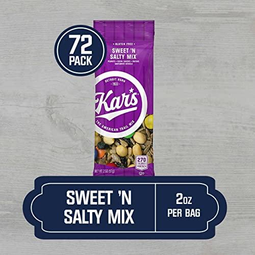 Kar's Kar’s Nuts Original Sweet ‘N Salty Trail Mix, 2 oz Individual Snack Packs – Bulk Pack of 72, Gluten-Free Snacks