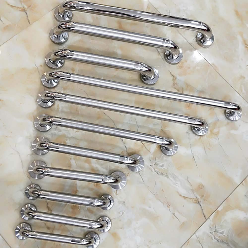 TEMKIN Bathroom Safety Handicap Grab Bar Bathtube Grab Bar Handicap Grab Bar Stainless Steel Safety Grip Bath and Shower Handle Bathroom Grab Bar Hand Rails for Elderly Polished Sier Rail 65Cm ( Size : 30Cm