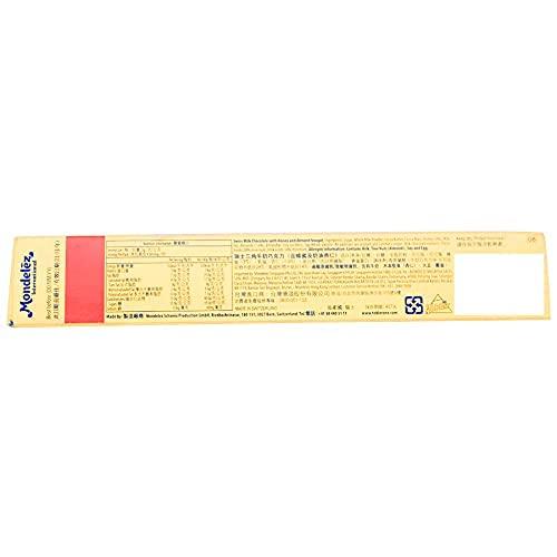 Toblerone TOBLERONE SWISS MILK CHOCOLATE WITH HONEY AND ALMOND NOUGAT 6 X 100 G BARS by Toblerone
