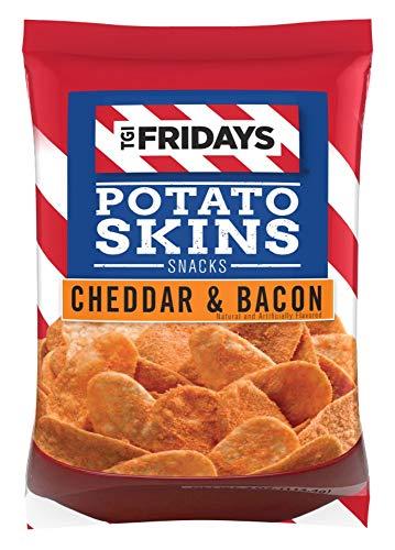 TGI Fridays TGI Fridays Potato Skins Snacks, Cheddar & Bacon, 1oz Bag (Pack of 24, Total of 24 Oz)