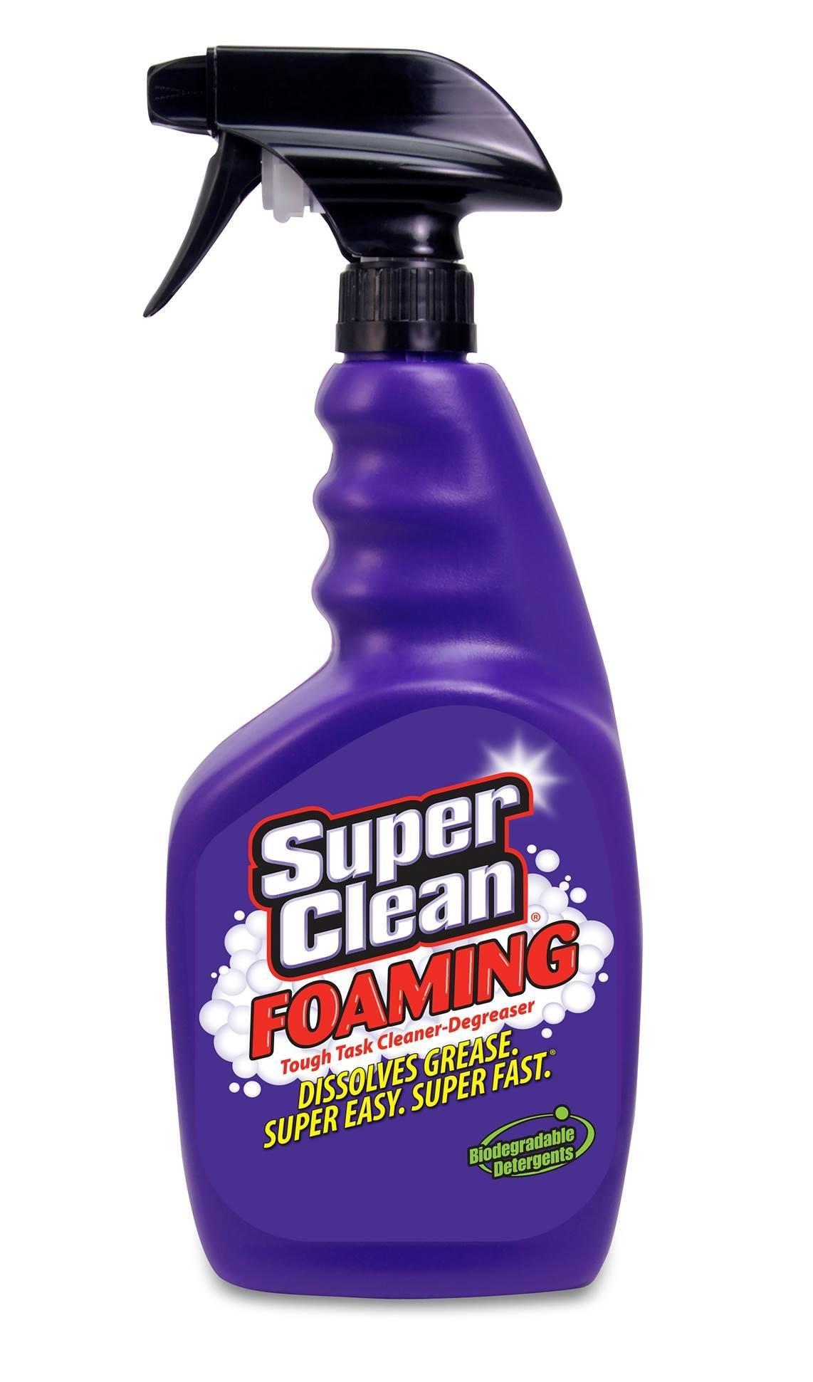 SuperClean Super Clean Foaming Multi-Surface All Purpose Cleaner Degreaser Spray, Biodegradable, Full Concentrate, 32 ounce