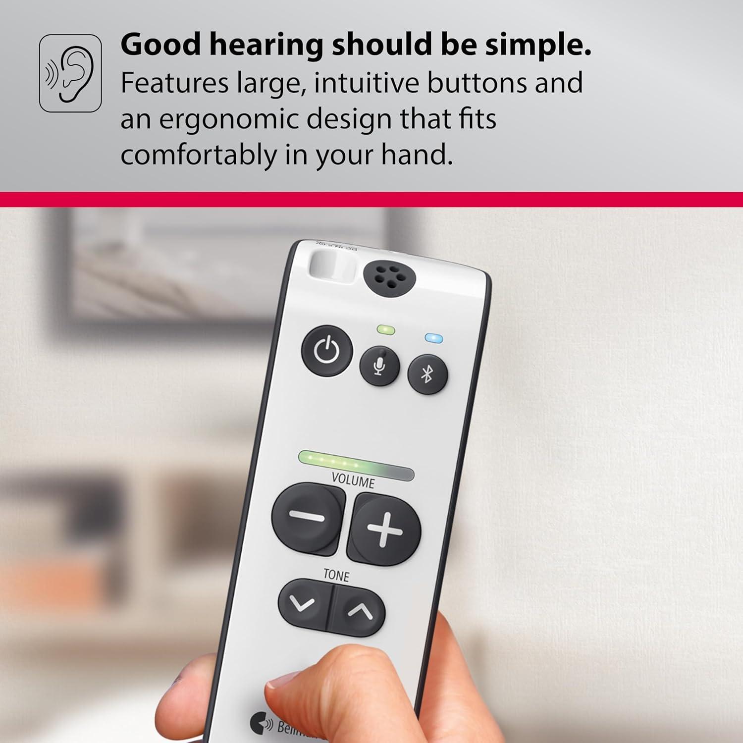 Bellman & Symfon Bellman & Symfon Maxi Pro Bluetooth Hearing Amplifier System with Headphones and Earbuds - 3-IN-1 Digital Sound Amplifier TV Listening with TV Streamer - Wireless Cell Phone Amplifier - Rechargeable