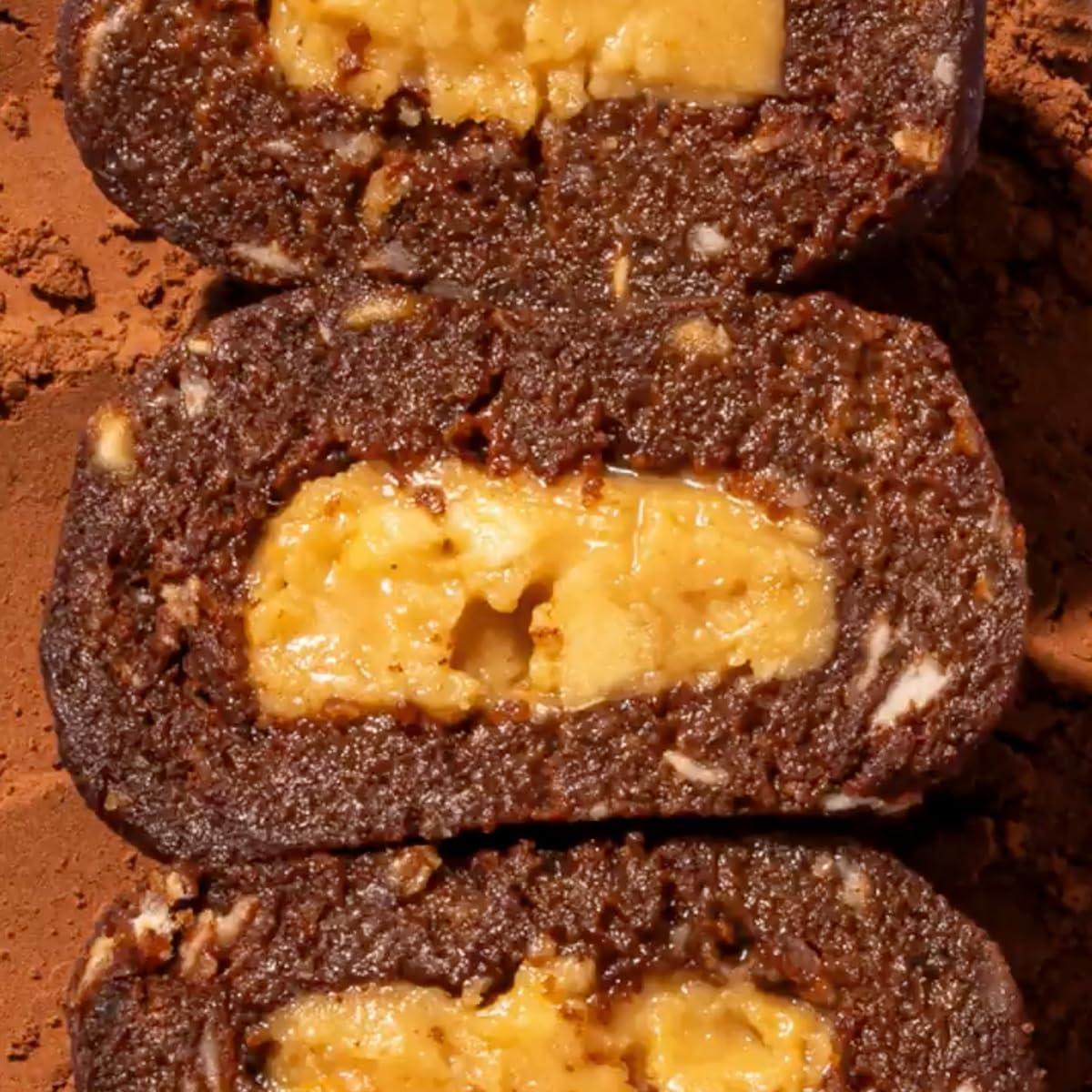 Sweet Nothings Sweet Nothings, Chocolate, USDA Organic Nut Butter Bites Protein Bar, Nut & Date Snack, Filled with Peanut Butter, 12-2 Bite Value Packs - No Added Sugar, Plant Based, Vegan, Only 7 Ingredients