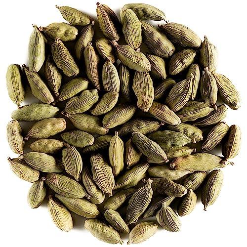 Valley of Tea Cardamom Pods Organic Gourmet Spice - Intensely Aromatic - Cardamum - L. Elettaria cardamomum Cardamon - Cardoman Pods Cardimon Pods Cardemon Cardomam Cardamonin 100g