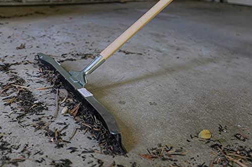 Ettore Ettore 24-Inch Curved Industrial Duty Steel Floor Squeegee, Silver, 24 In (54524)