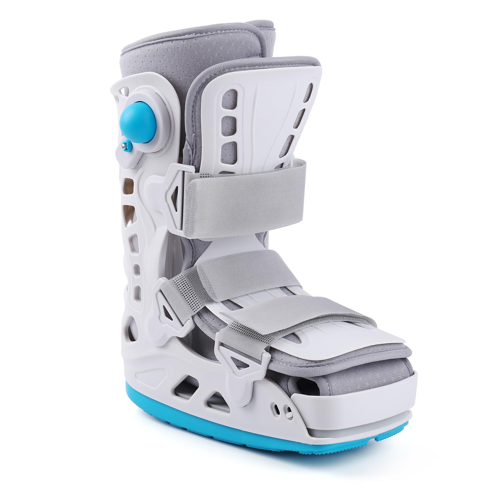 Tairibousy Tairibousy Walker Fracture Boot Air Cam Walker Boot Inflatable Walking Boot for Achilles Tendon Surgery, Acute Ankle Sprains, Broken Toe Foot, Post Op Care (S)