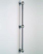 Jaclo Jaclo G33-36-BU 90 Degree Smooth with End Caps Grab Bar with Left-Hand Configuration, Matte Black