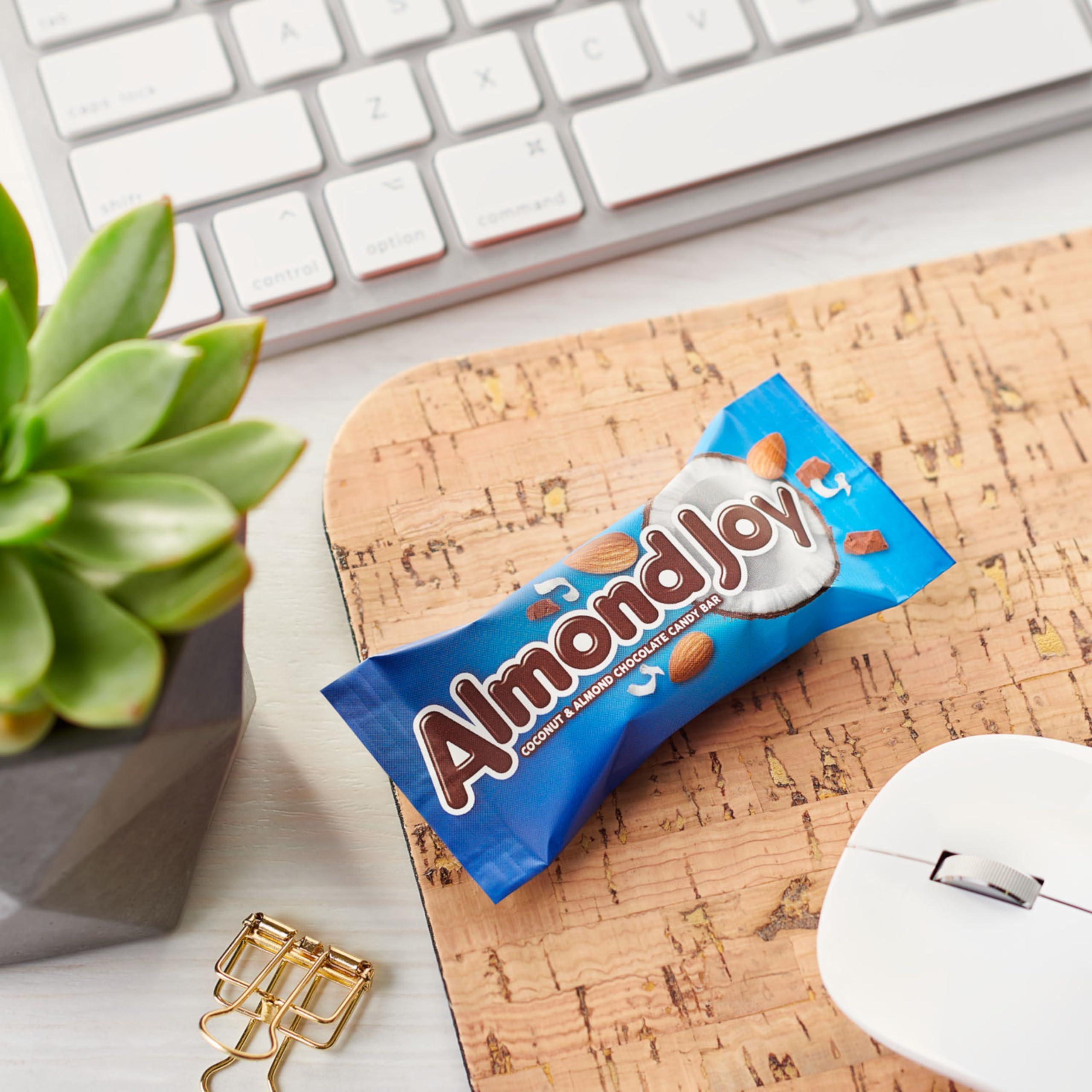 HERSHEY'S ALMOND JOY Miniatures Coconut and Almond Chocolate Candy Share Pack, 10.2 oz