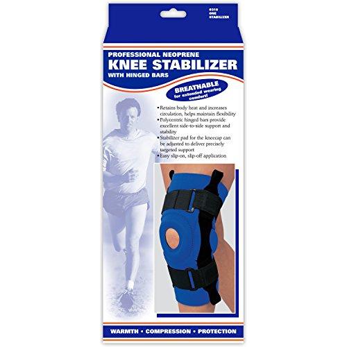 OTC OTC Knee Stabilizer, Hinged Bars, Neoprene, Blue, 2X-Large