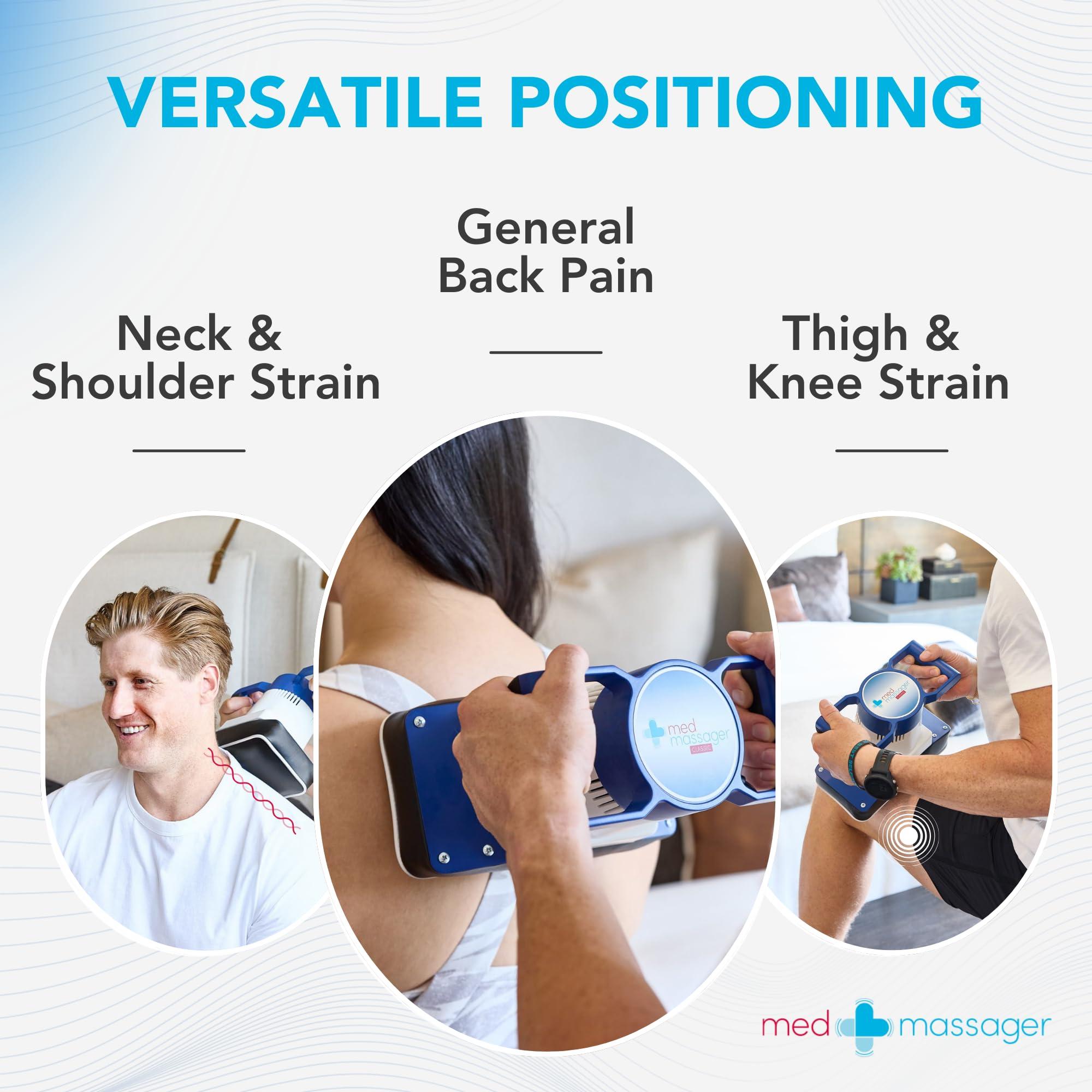 MedMassager MedMassager Body Massager Classic | Deep Tissue Massage Therapy Unit, at-Home Massager, Dual Speed Motor, Portable Relaxation & Relief - Reduces Pain & Improves Blood Circulation