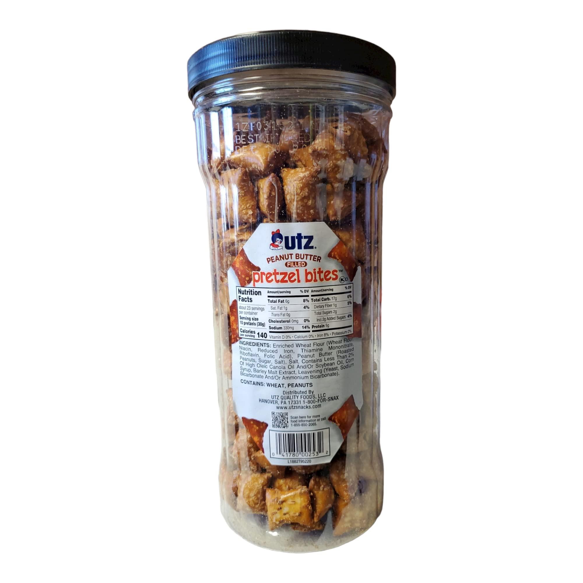 Zapp's UTZ PEANUT BUTTER FILLED PRETZEL BITES 24oz