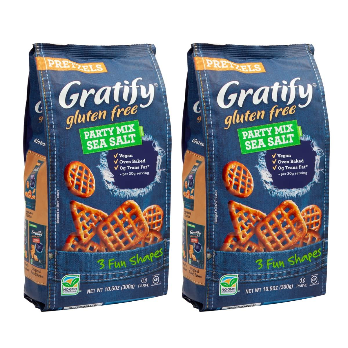 Osem Gratify Gluten Free Pretzel Party Mix Sea Salt (Case of 6)