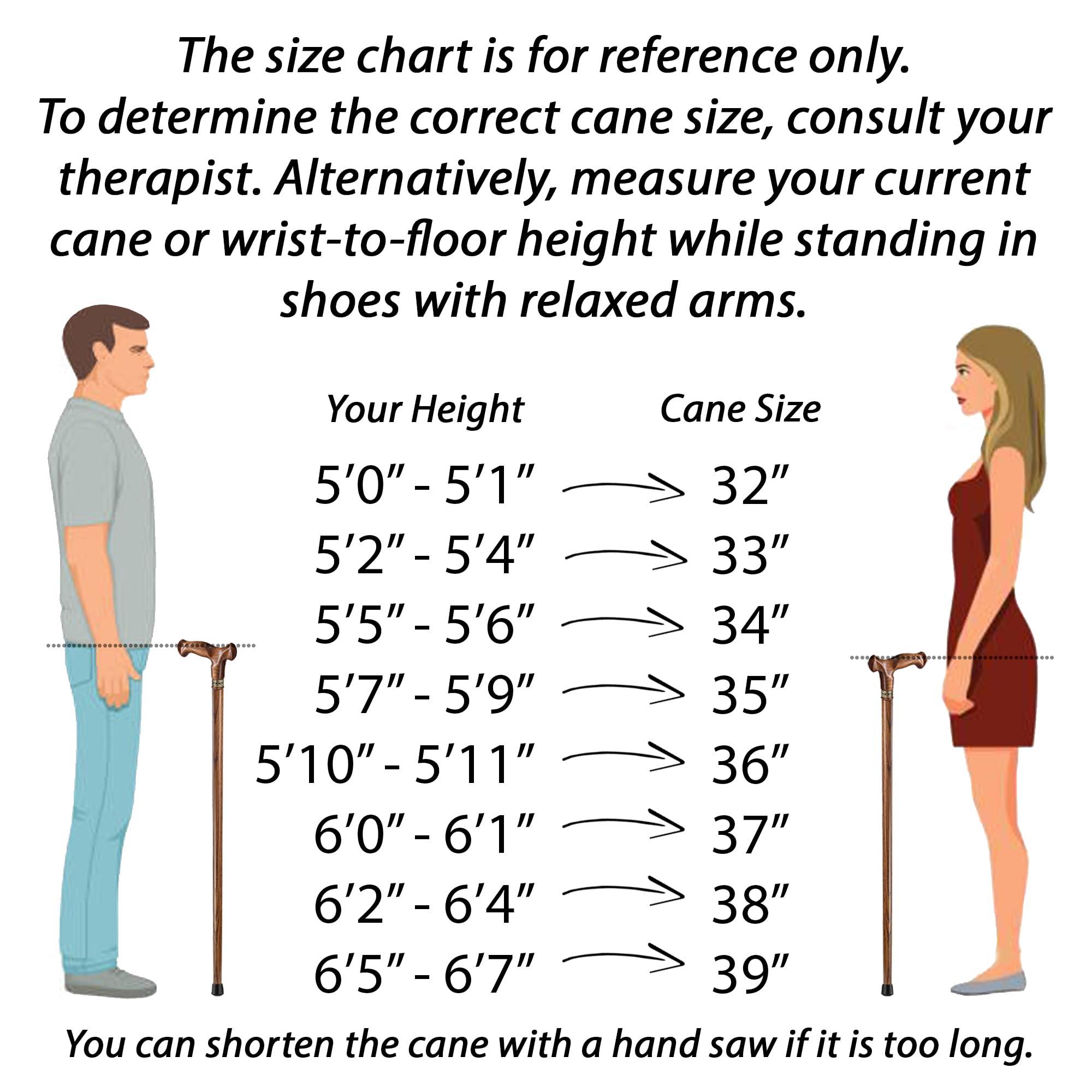 Asterom Asterom Walking Cane - Handmade, Ergonomic, Wooden Canes for Men & Women - Unique Wood Walking Sticks for Seniors (Caramel, 34 Inches)