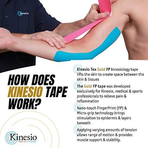 Kinesio Kinesio Taping - Elastic Therapeutic Athletic Tape Tex Gold FP - Beige– 2 in. x 13 ft - 2 Pack