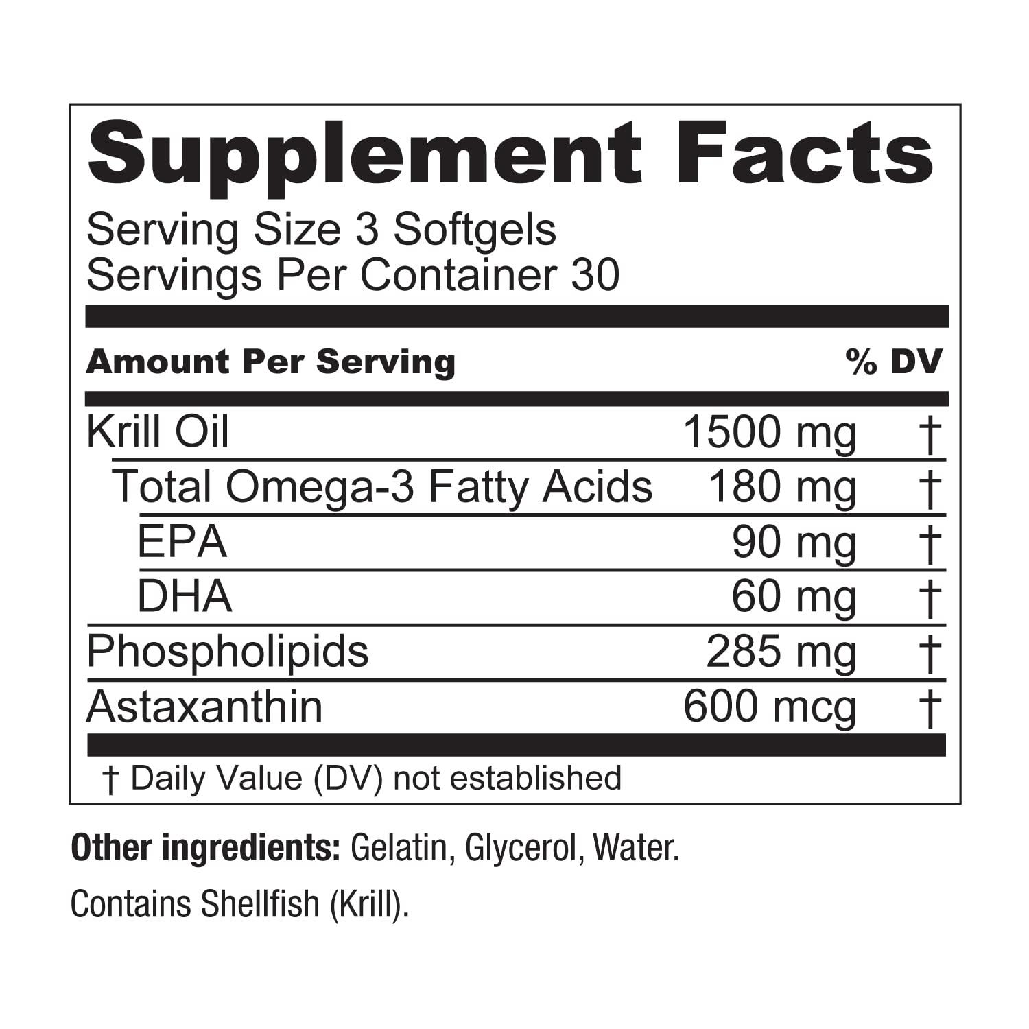 Live Conscious Live Conscious KrillWell, Joint, and Cognitive Support | Certified Sustainable Krill Oil 2X More Effective Than Fish Oil - (Pack of 2)