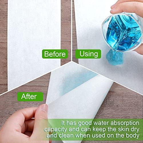 Jutom Skinfold Dry Sheet, Soft Absorbent Pads with Silver Ions, Disposable Incontinence Pads Non Chafing for Women Men Elderly Adult Skin Management (12.47 ft)