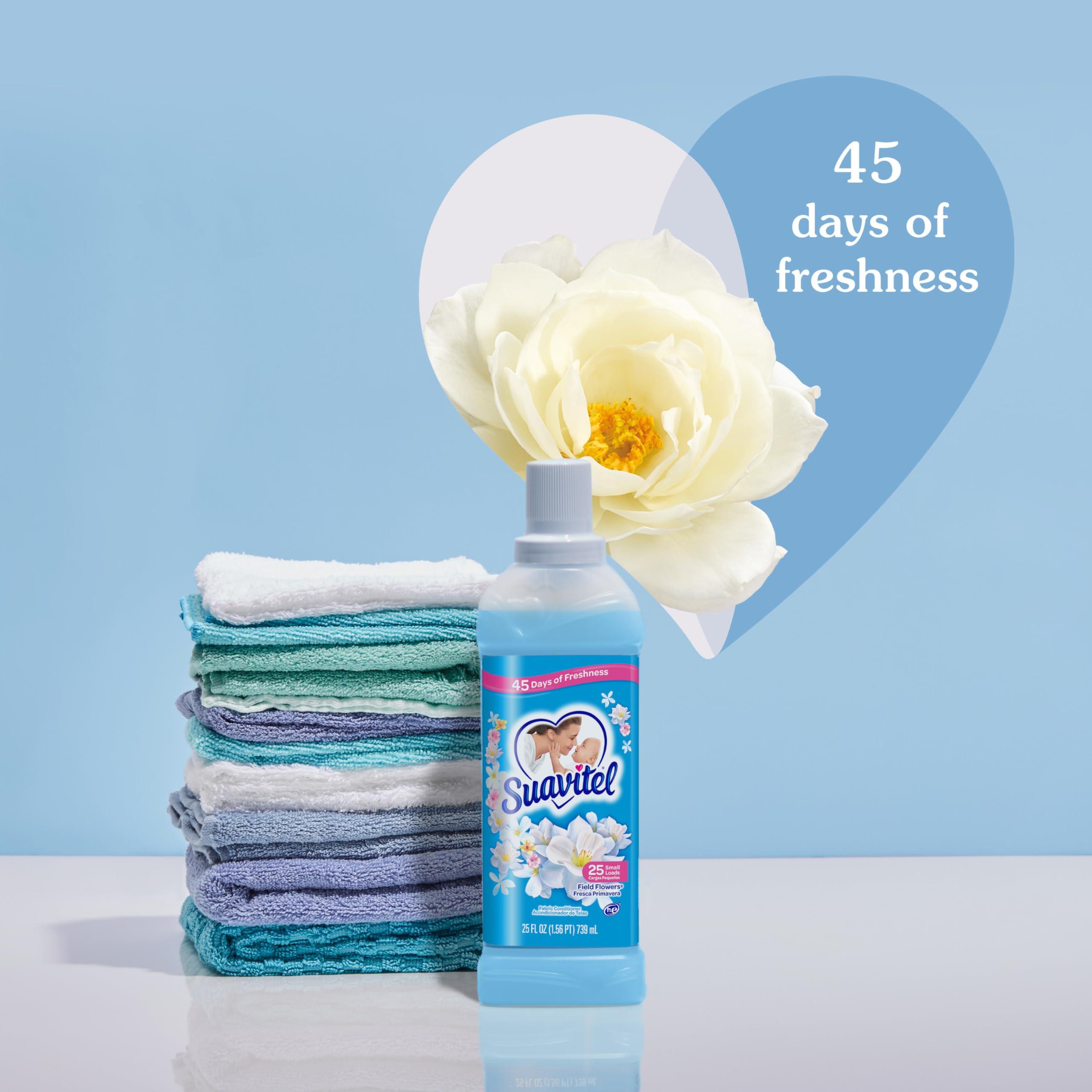 Suavitel Suavitel Fabric Softener, Field Flowers, 25 oz (Pack of 12)
