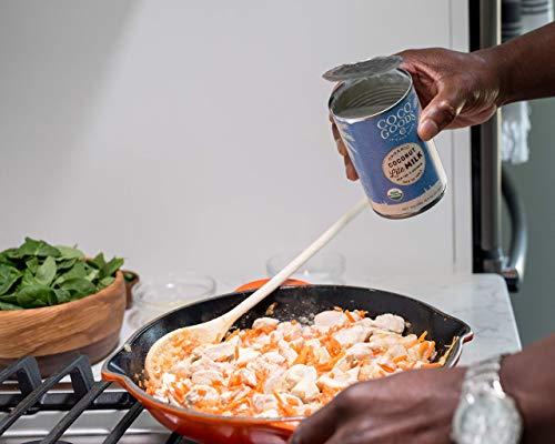 COCOGOODSCO CocoGoodsCo Vietnam Single-Origin Organic Coconut Milk Lite/Light/Low-fat 13.5 fl. oz - Gluten-free, Non-GMO, Vegan, & Dairy-free (Pack of 6)