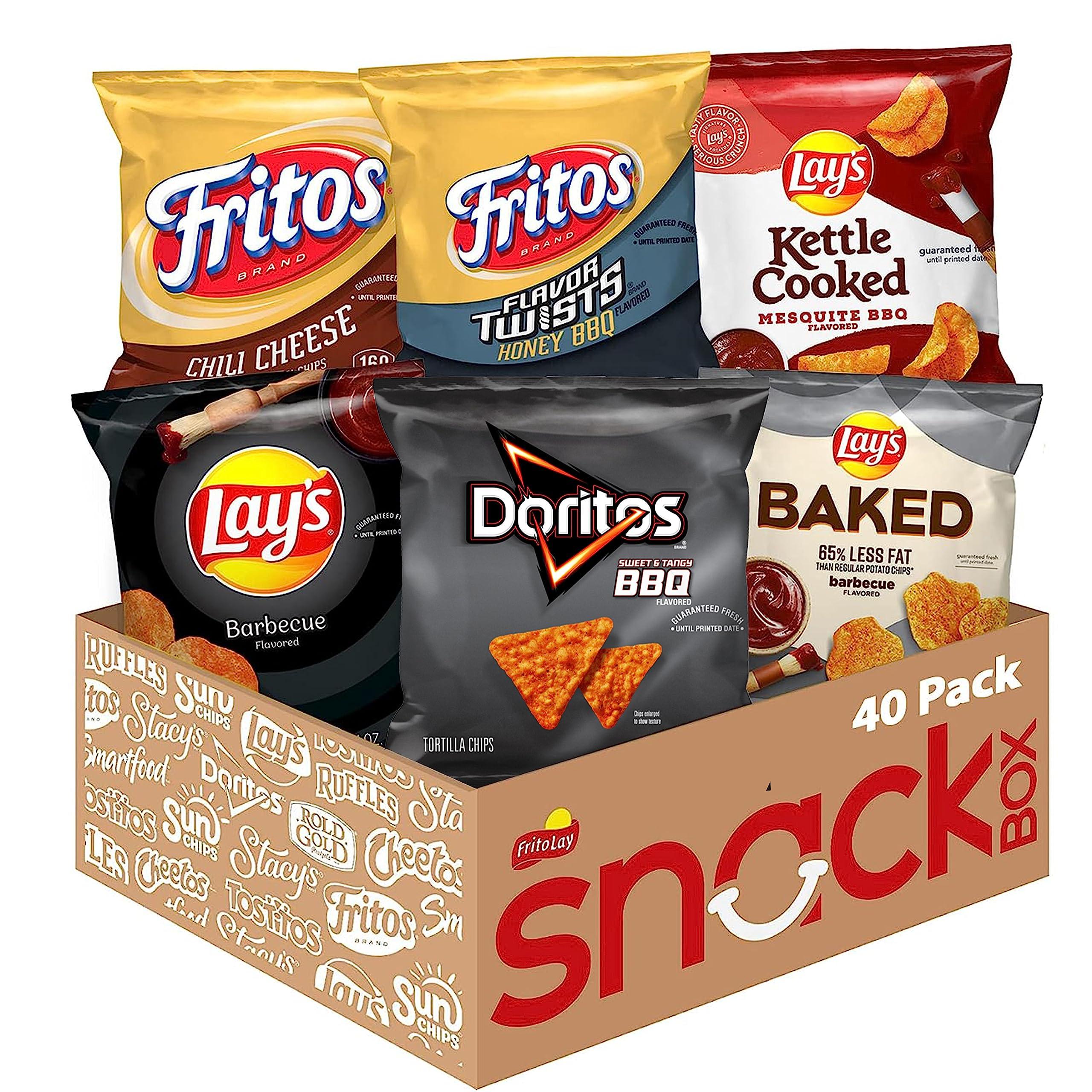 Frito Lay Frito Lay Backyard Barbecue Mix Variety Pack, (Pack of 40)