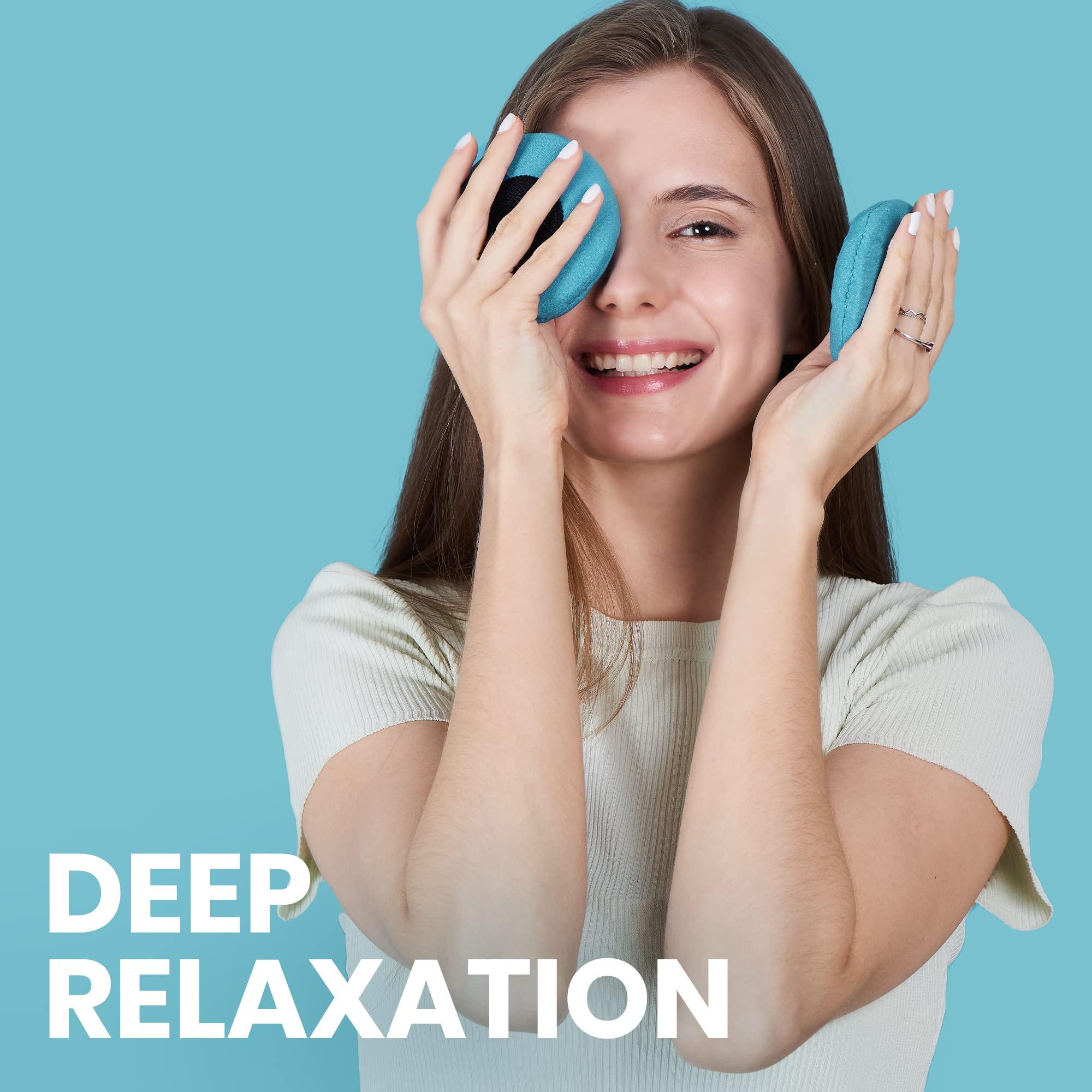 Manta Sleep Manta Sleep Cooltherapy Bundle - Manta Sleep Mask + Manta Cool Eye Cups - 100% Total Blackout Eye Mask Paired with Cooling Therapy Eye Cups for Deep Rest, Migraines, Puffy Eyes & Sinus Relief