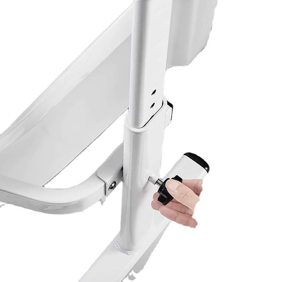 HSPLXYT HSPLXYT Toilet Rail,Adjustable Toilet Safety Frame, Elderly Safety railings,Handrail Assist Grab bar Handle, Adjustable Height,Compact Support Frame, for Bathroom Safety, Toilet Assist (Color : B)