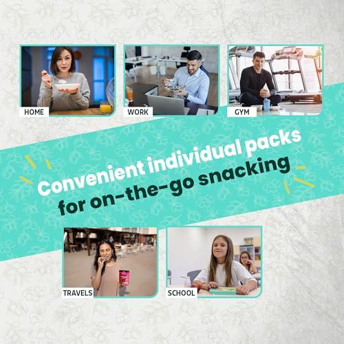 nutruit Nutruit Gourmet Healthy Snacks - 32 Pack MEGA Variety Box - Vegan, Gluten Free, Non-GMO Bulk Snacks - Kosher, High Protein, High Fiber, Plant-Based Healthy Snack - 1.2oz Packs