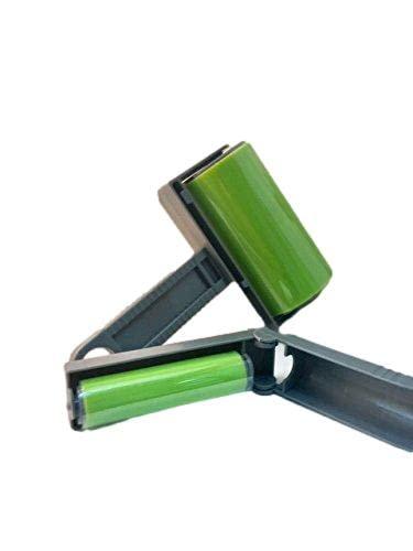 GARDWEN Best Sticky Original Gel Lint Roller Cleaner and Pet Hair Remover, Washable and Reusable, Set of Two For Clothes, Dog Hair, and Car Seats, Green