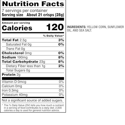 Popcorners Popcorners Sea Salt, 7 Oz