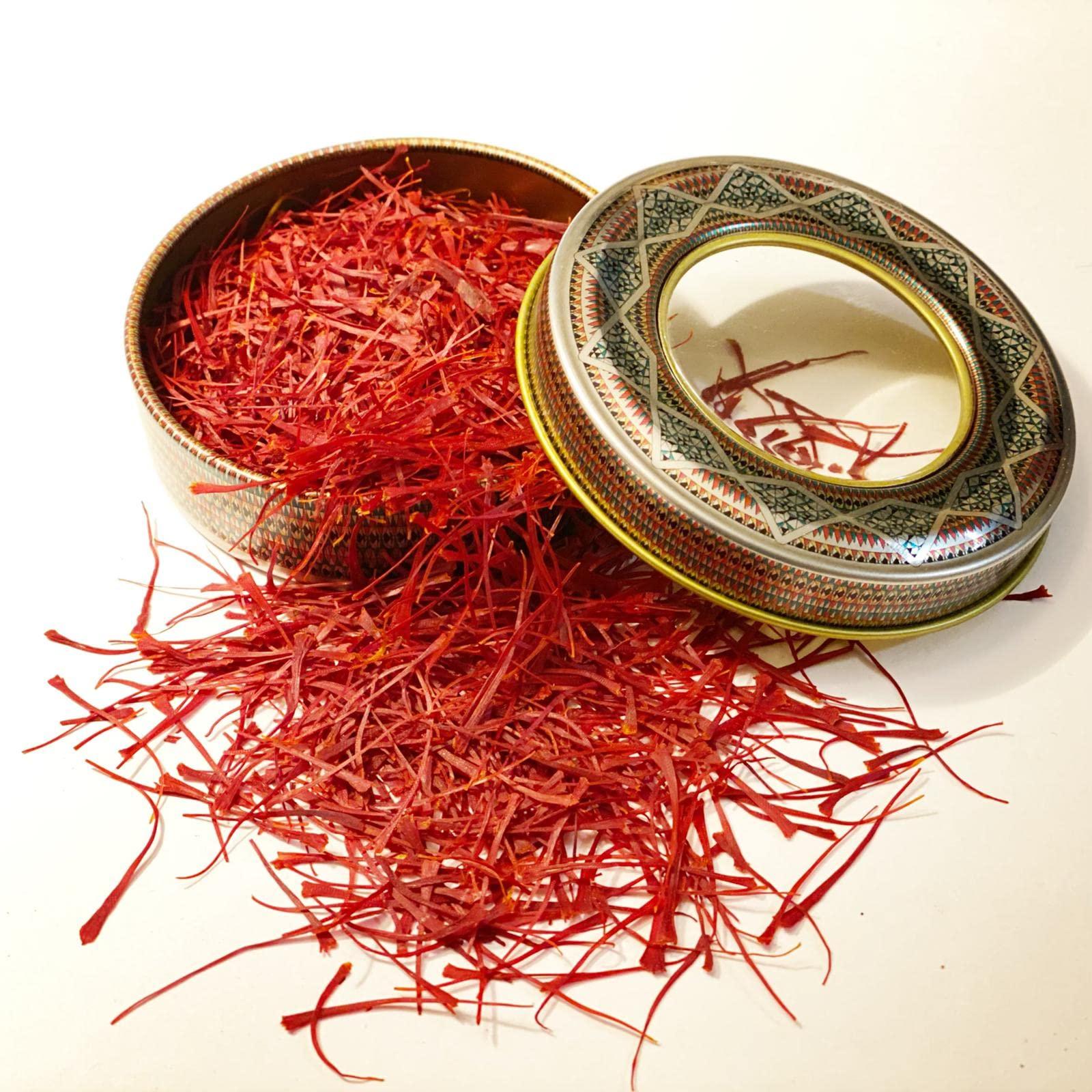 Super Negin A+ Super Negin Saffron,(3.00) Gram 100% Pure and Organic, Premium All Red Saffron Threads (3 Gram)