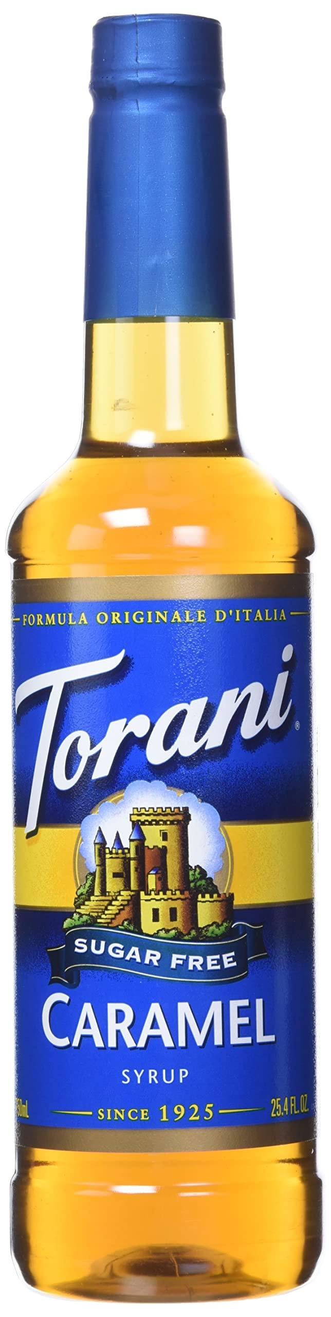 Torani Torani Sugar Free Syrup, Caramel, 25.4 Ounce (Pack of 1)