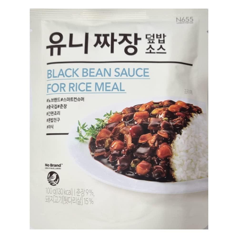 GASHINA STORY Jjajang Korean Chinese Black Bean Sauce For Rice, Noodle 100g(3.5oz) - Ready Meal (100g, 1)