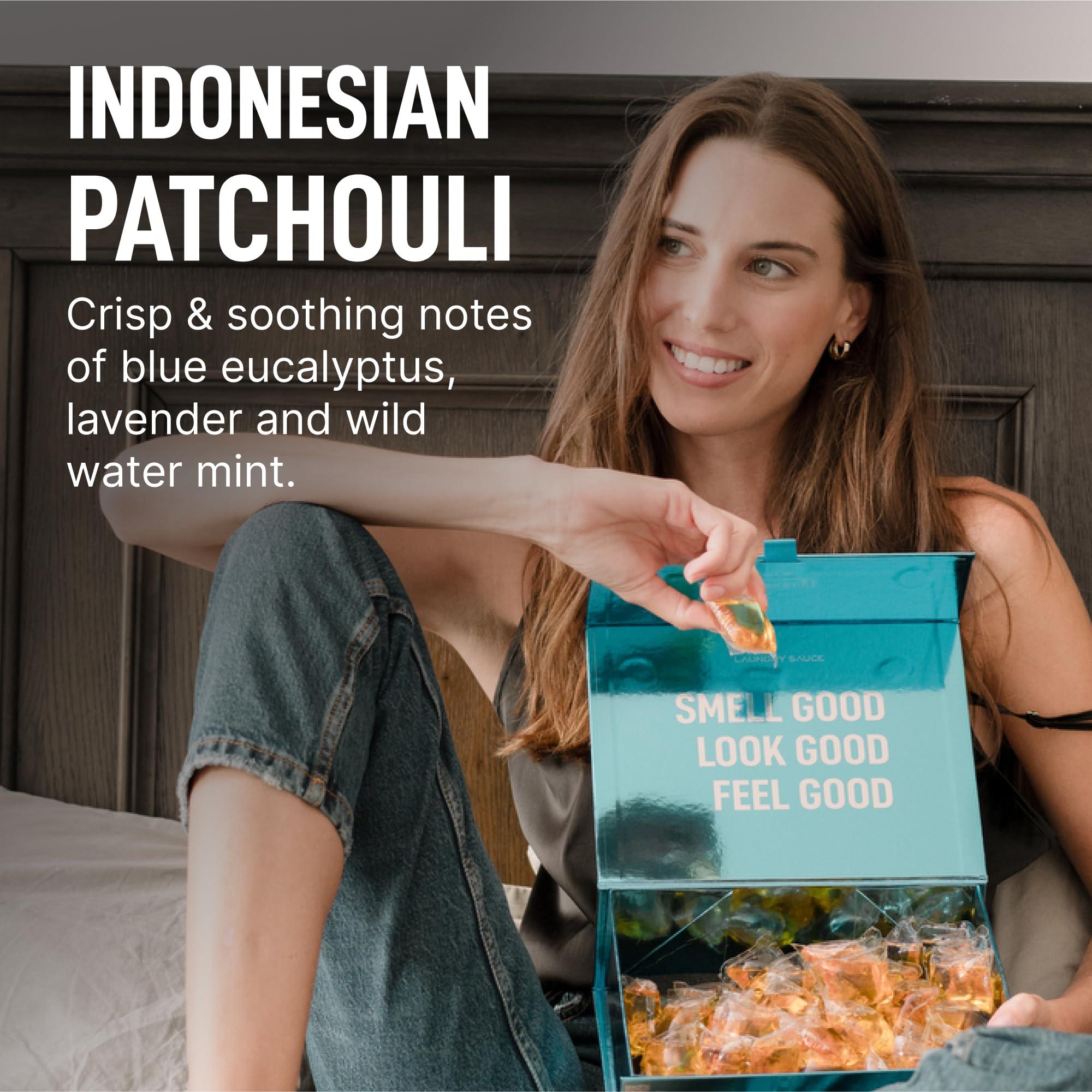 LAUNDRY SAUCE Laundry Sauce - 03 Sets of Luxury Scented Laundry Detergent Pods & Scent Booster Bundle (Australian Sandalwood, Egyptian Rose & Indonesian Patchouli) Premium Laundry Washing Pods with Sophisticated Fr