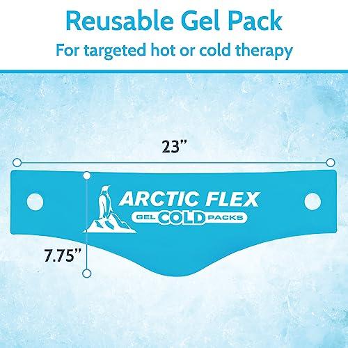Arctic Flex Arctic Flex Gel Replacement Packs - Gel Ice Packs Reusable for Head Ice Brace - Hot and Cold Gel Ice Pack for Injuries, Pain Relief, Swelling - Flexible Therapy Compression Wrap - Athletic, Women, Men
