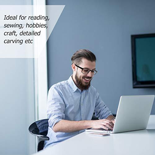 EXCEART EXCEART - 2.0 Nearsighted Glasses Folding Reading Glasses Black Myopia Glasses Long Distance Eyeglasses with Portable Case