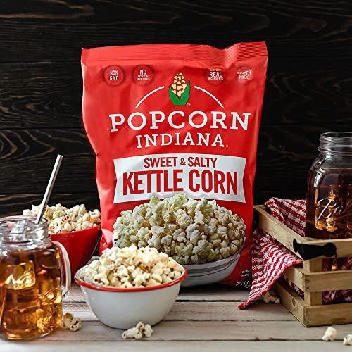 Popcorn, Indiana Popcorn Indiana Kettle Corn, Family Size - 7 Oz (Pack of 12)