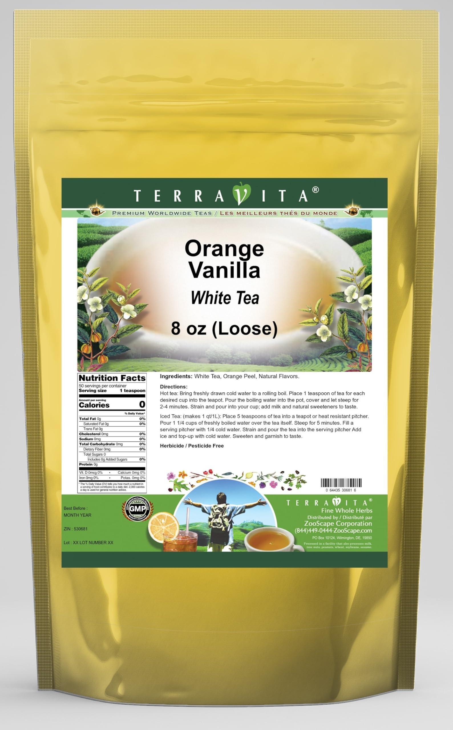 TerraVita Orange Vanilla White Tea (Loose) (8 oz, ZIN: 530681)