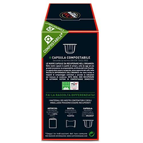 Caffe Vergnano Caffe Vergnano Cremoso Espresso Capsules | Compatible with Nespresso Original Line Machines | Compostable | 10 Count (5 oz) | Imported from Italy