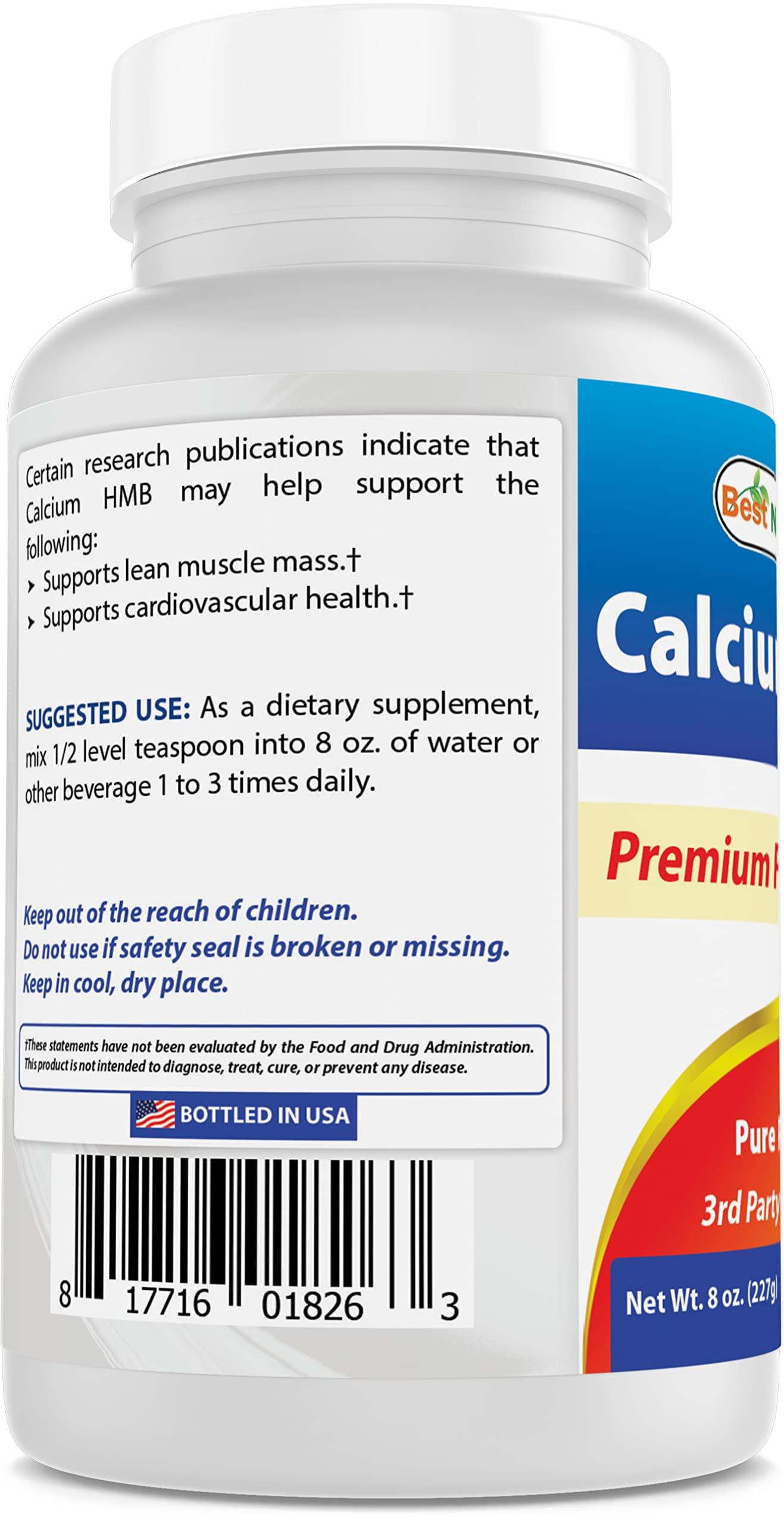 Best Naturals Best Naturals HMB (Beta-Hydroxy Beta-Methylbutyrate) Pure Powder 8 OZ