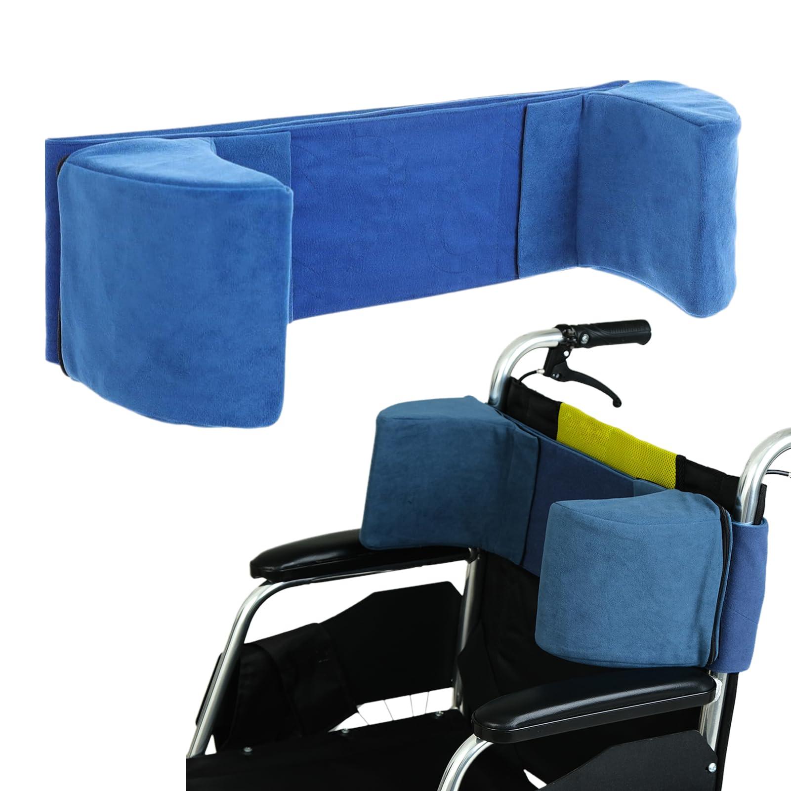 SXZCYX SXZCYX Lateral Support for Wheelchair Side Guards, Adjustable Wheelchair Side Arm Lateral Support Cushion, Wheelchair Wedge Back Cushion, Wheel Chair Cushions Wheelchair Accessories