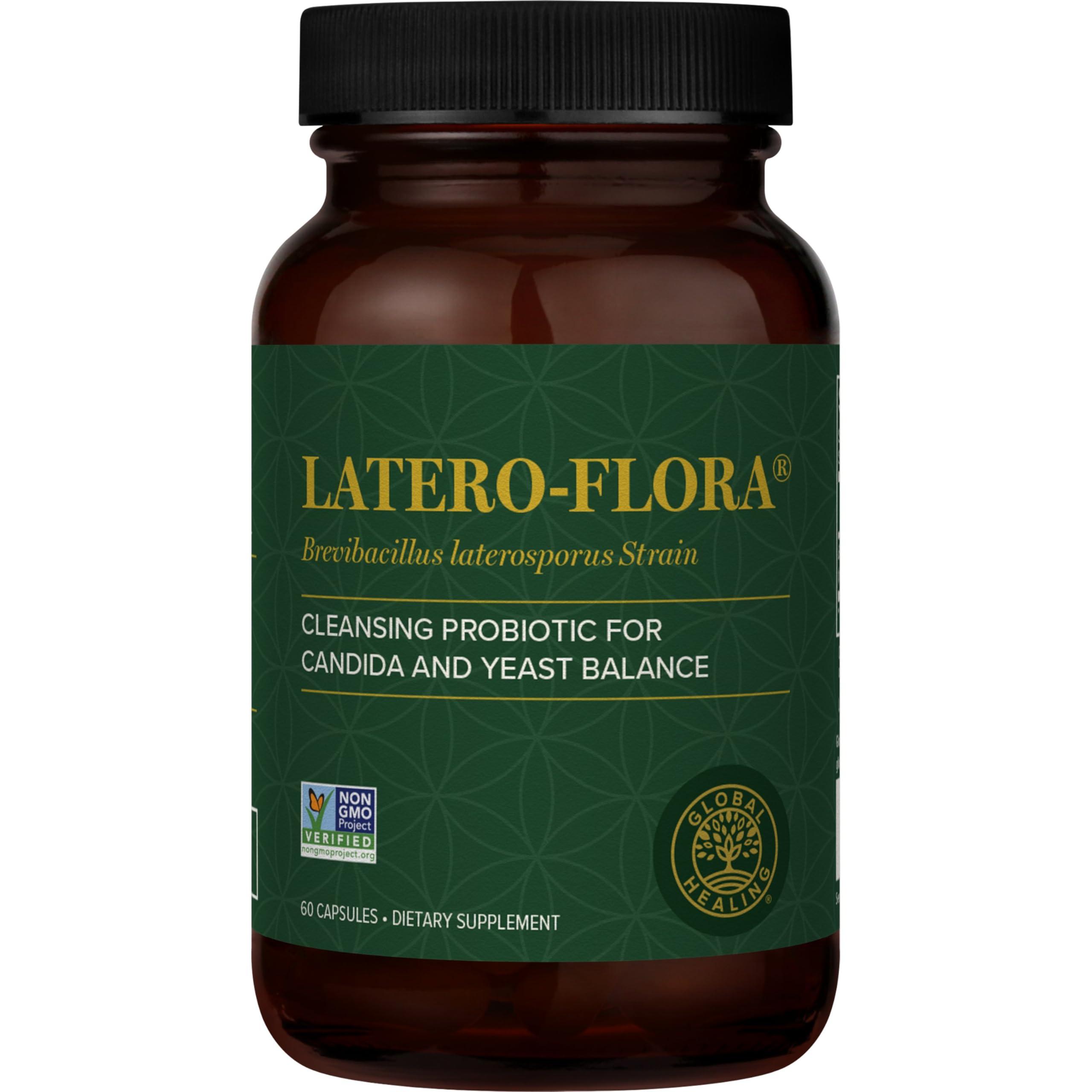 Global Healing Center Latero-Flora Probiotic 60 count by Global Healing Center
