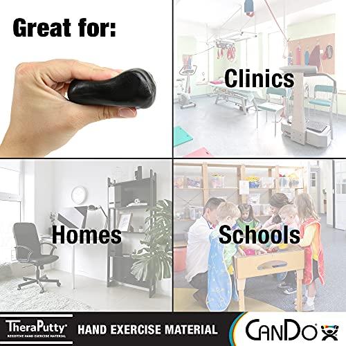 CanDo CanDo TheraPutty Standard Hand Exercise Putty For Rehabilitation, Exercises, Hand Therapy, and Occupational Therapy. Use To Strengthen Hand Muscles, Improve Fine Motor Skills, And Decrease Stress