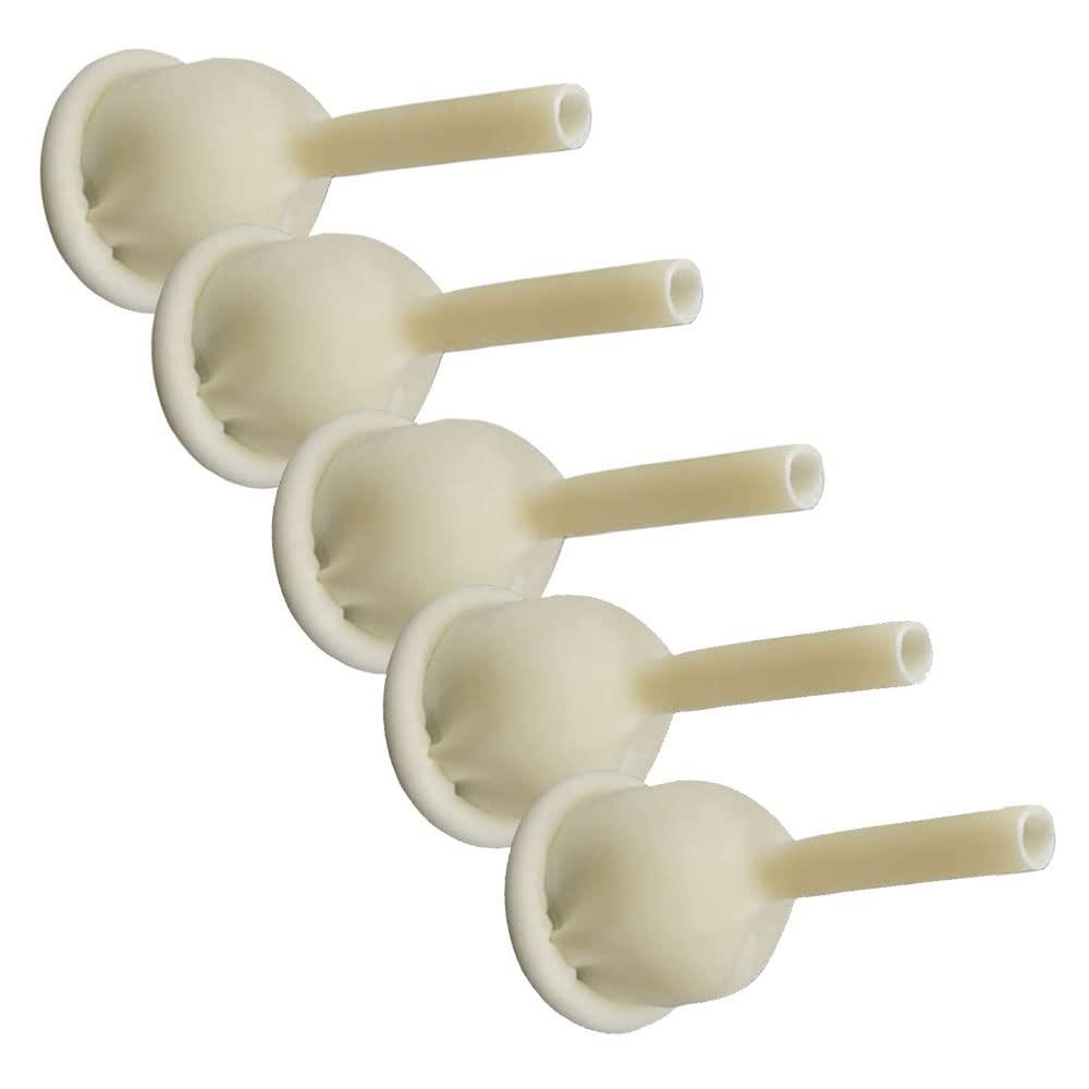 YEYSXSY 50 Pack Urinal Bag Male External Catheter Self Adhering Male External Condom Catheter Soft Latex (30mm/1.18inch)