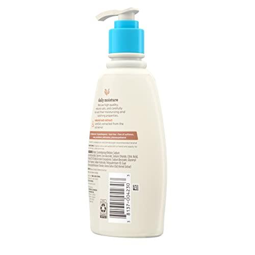 Aveeno Baby Aveeno Baby Daily Moisture Gentle Body Wash & Shampoo with Oat Extract, 2-in-1 Baby Bath Wash & Hair Shampoo, Tear- & Paraben-Free for Hair & Sensitive Skin, Lightly Scented, 12 fl. oz