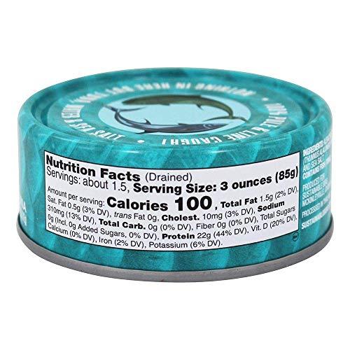 Sustainable Seas SUSTAINABLE SEAS Chunk Albacore Tuna In Water, 5 OZ, Blue