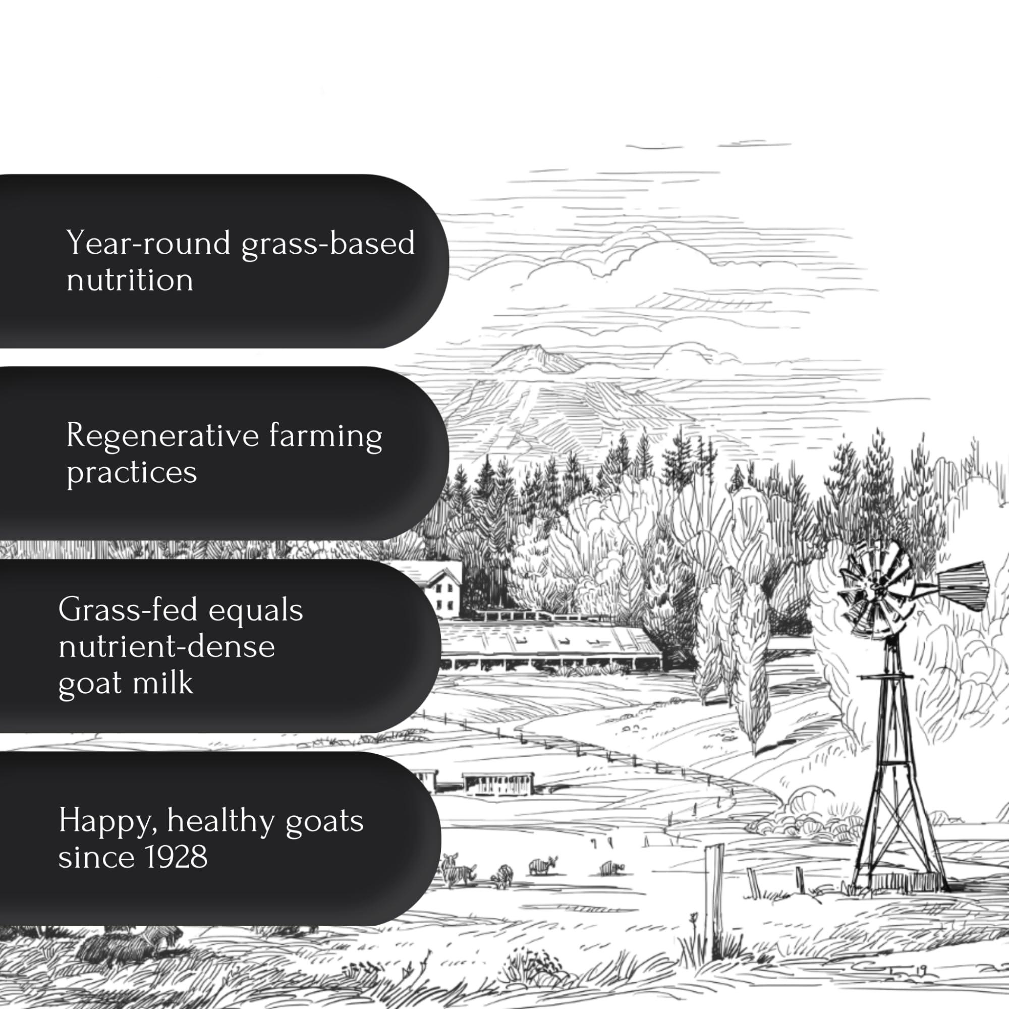 Mt Capra Mt. Capra Goat Whey Protein | Grass-Fed Undenatured Whey Protein Powder from Pastured Goats, High in Branch Chain Amino Acids, Natural Vanilla - 1 Pound