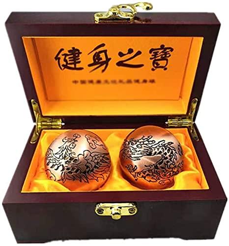 LIANGJUANG LIANGJUANG Baoding Balls Meditation Balls Chinese Balls Chinese Health Balls Baoding BallsBaoding Balls, Exercise Massage Balls Stress Relieve Hand Exercise Therapy Ball for Hand Therapy Stress Re